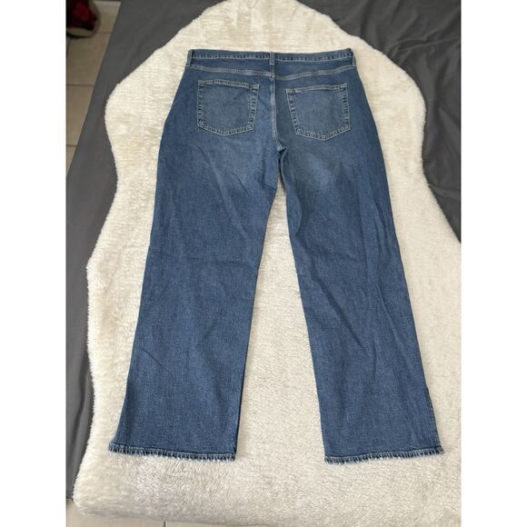 Gap 90s Loose High Rise Womens Blue Denim Jeans Size‎ 38x30 Pants Y2K Style - Picture 2 of 7